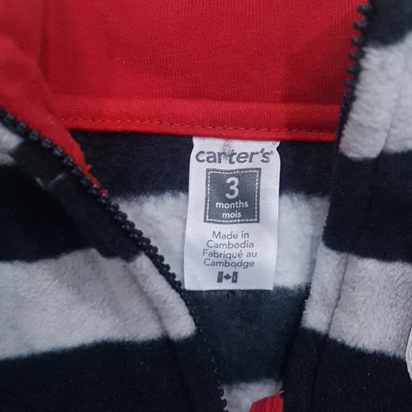 Carter's  and Gymboree Hooded shirts 0 to 3 months - Picture 6 of 7